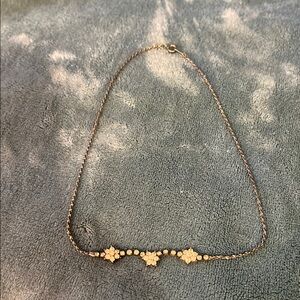 Vintage America Gold Necklace Elegant Minimalist Design
